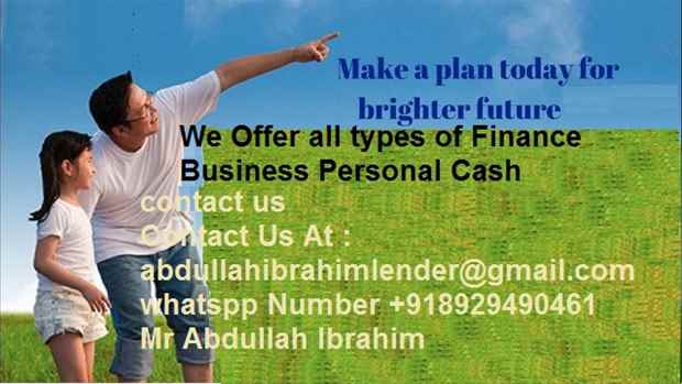 BUSINESS AND PERSONAL LOAN OFFER HERE
